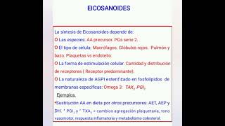 Farmacologia de los Eicosanoides [upl. by Kinghorn]