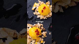 2 Ingredient Mango Sorbet Recipe food plantbased recipe [upl. by Nigam]