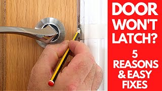 How to Fix a Door That Wont Latch [upl. by Saunder901]