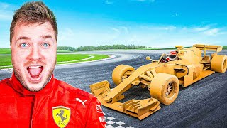 BOX FORT FORMULA 1 RACE CAR 24 Hours Racing Pit Stops In Real Life [upl. by Alleuol]