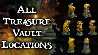 ALL Sea of Thieves VAULT LOCATIONS  NONONSENSE GUIDE [upl. by Nassah]