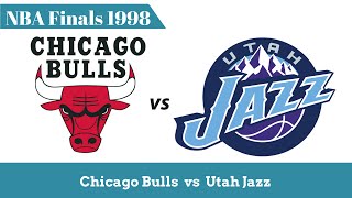 Chicago vs Utah  NBA Finals 1998  Highlights [upl. by Holms]