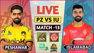 🔴Live PES vs ISL 13th Match PSL Live highlights  cricketlive [upl. by Nednyl]