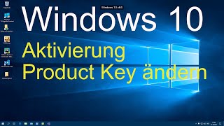 Windows 10  Aktivierung [upl. by Akirdnuhs850]