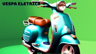 The new 2024 Vespa Elettrica is equipped with a fully digital TFT 43 instrument panel [upl. by Akienahs892]