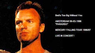 STING  Beds Too Big Without You Amsterdam 09031996 quotParadisoquot Holland audio [upl. by Asp741]