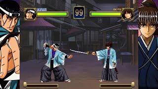 MUGEN LIFEBAR Rurouni Kenshin  Saitou Shinsengumi x Okita [upl. by Nosimaj]