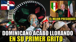 EXTRANJERO EMOCIONADO en El ULTIMO GRITO de INDEPENDENCIA del MEJOR PRESIDENTE de MEXICO 🇲🇽 [upl. by Puklich]