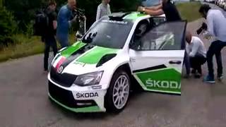 Shakedown nuova Skoda Fabia R5 di ScandolaDAmore  CIR 2015 [upl. by Seward]