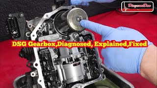 DSG Gearbox Diagnosed explained Fixed [upl. by Anirdnaxela]