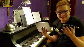 How to record Digital Piano using iGrand app on iPadGhi âm đàn piano điện với iGrand trên iPad [upl. by Gwenette]