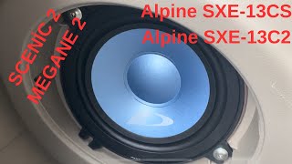 SCENİC 2 ₺ MEGANE 2 HOPARLÖR DEĞİŞİMİ Alpine SXE13CS  SXE13C2 [upl. by Lipcombe]