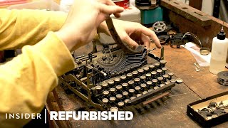 How A Rusty 1930s Royal Typewriter Is Professionally Restored  Refurbished  Insider [upl. by Saxon]