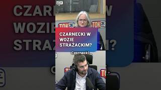 Ryszard Czarnecki w wozie strażackim Wyobrażacie to sobie  polityka czarnecki [upl. by Clover632]