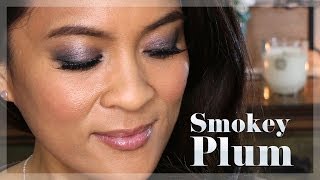 A Smokey Plum Eye Makeup Tutorial [upl. by Clemen262]