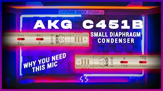 AKG 451B Small Diaphragm Condenser Microphone Review and Test [upl. by Buatti908]