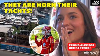 Monaco Fans Celebrated Charles Leclerc Pole Position by Horning their Yachts Monaco GP 2024 [upl. by Liamaj]