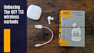 Unboxing  QCY T13 Wireless Bluetooth Earbuds [upl. by Jorrie]