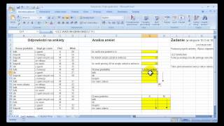 Excel Funkcja LICZWARUNKI [upl. by Derzon]