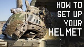 How to Setup Your Helmet for Combat  Special Forces Technique  Tactical Rifleman [upl. by Bakerman668]