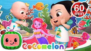 Mermaid Swimming Song  More CoComelon Nursery Rhymes amp Kids Songs  Dance Part Mix [upl. by Cyndia]