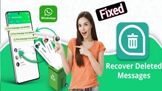 How To Recover Deleted Messages On WhatsApp 2024  WhatsApp Deleted Messages Recovery [upl. by Yvonne]