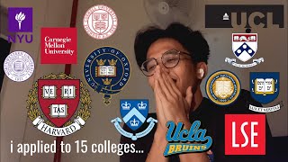 COLLEGE DECISION REACTIONS 2024  Ivies UCs UCAS and more  International Student from Malaysia [upl. by Alrrats]