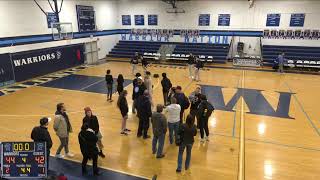 Waldwick High School vs Hawthorne High School Boys Varsity Basketball [upl. by Koeppel]