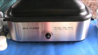 How to use your Spa Pro Massage Stones Heater [upl. by Enahpets]