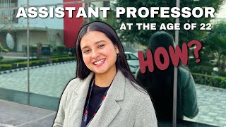 How to become an Assistant Professor at the age of 22  UGC NET strategy  My personal experience [upl. by Alekin161]