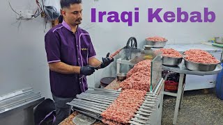 Grilled Kebab From Baghdad Sulaymaniyah Kebab  Iraqi Food [upl. by Yrrej]