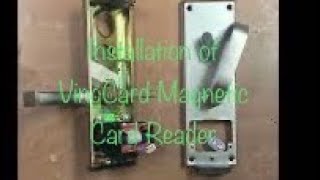 VingCard Magnetic Card Reader Installation and Programming [upl. by Swanhildas]