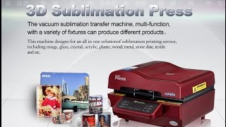 3D Vacuum Heat Press Sublimation Machine ST3042 [upl. by Aalst398]