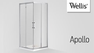 Wellis Apollo shower cabin installation guide [upl. by Duma999]