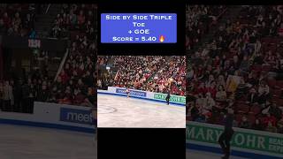 Stellato amp Deschamps 3T Solo Short Program worldsmtl24 figureskating short [upl. by Graf]