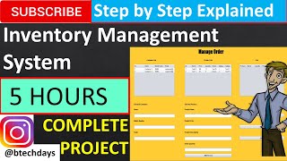 Inventory Management System in java JFrame Netbeans Mysql Complete Project step by step [upl. by Fineberg]