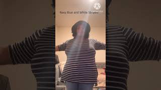 Outfit of The Day Navy Blue and White Stripes outfitoftheday navyblueandwhitestripes plussize [upl. by Enimsay]