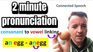 2 Minute Pronunciation  Linking  connected speech [upl. by Keg]