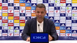 Javi Calleja quotNos ha salido un partido casi perfectoquot [upl. by Aicargatla]