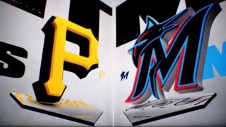 MLB The Show 24 PS4  Gm 4 Pittsburgh Pirates 21 at Miami Marlins 12 gaming gamingvideos [upl. by Kcirdnekal]