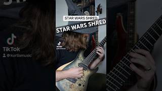 Shredding in a galaxy far far away guitar starwars metal scifi rock [upl. by Anwahsiek]