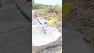 Stone cutting small pieces subscribe stonecutting [upl. by Hcra]