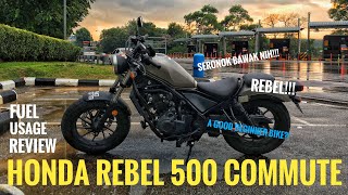 HONDA REBEL 500 COMMUTE  REVIEW  DAILY USE  PART 2  MOTOVLOG  CMX 500 [upl. by Nannaihr]