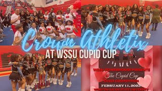 Crown Athletix at WSSU Cupid Cup 2023  vlog  performance [upl. by Enetsuj887]