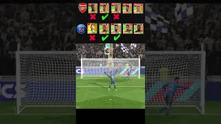 dls24 Arsenal VS paris penalty challenge dls dreamleaguesocc2024 dls2024 dls [upl. by Luapsemaj]