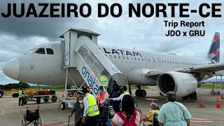 AEROPORTO DE JUAZEIRO DO NORTECE VOANDO PARA SÃO PAULO NO A320 DA LATAM  FLIGHT REPORT [upl. by Weisler]