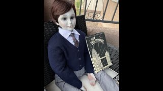 Brahms The Boy Horror MOVIE Puppet THE SCARY CLOSET Prop Doll II porcelainesque for Sale now [upl. by Newmark]