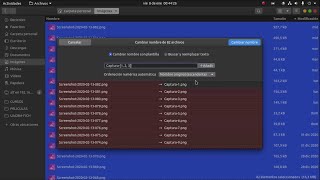 Como renombrar archivos masivamente  Renombrar varias fotos a la vez en Linux [upl. by Nageam]