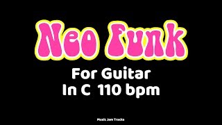 Neo Funk For【Guitar】C Major 110bpm BackingTrack [upl. by Adriane]