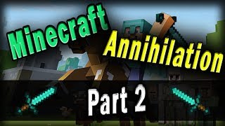 Minecraft Annihilation part 2 Verder verzamelen met Tim en Stephan [upl. by Heurlin]